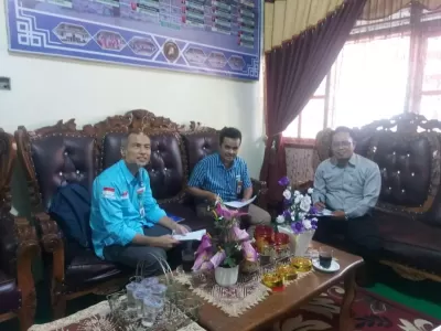Tim Monev dari LPMP Provinsi dalam Mengawas Pelakasanaan ANBK